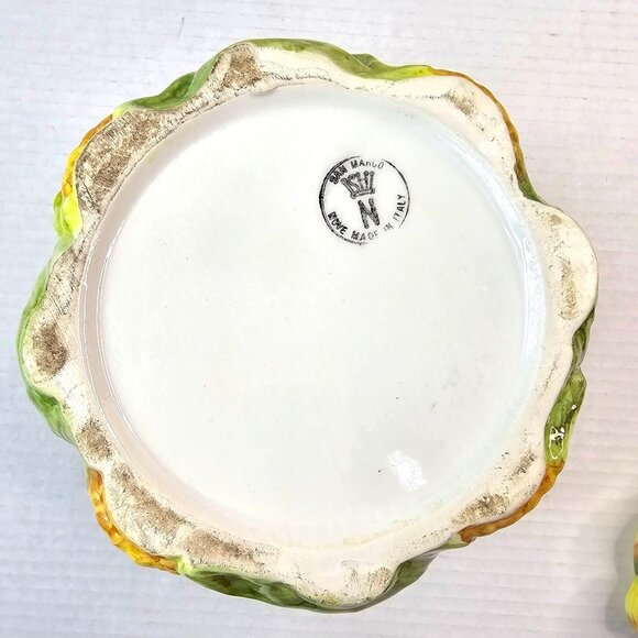 Vintage San Marco Italian Corn Design Ceramic Cookie Jar - Picture 6 of 11